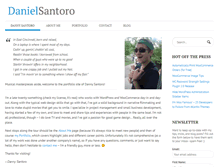 Tablet Screenshot of danielsantoro.com